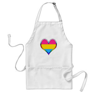 Avental Apron Adulto do Coração do Pan Pride