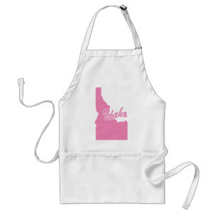 Avental Apron Adulto Idaho de Estado Rosa