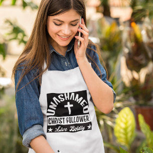 Avental Apron Adulto Seguinte Ao Cristo Sem vergonha