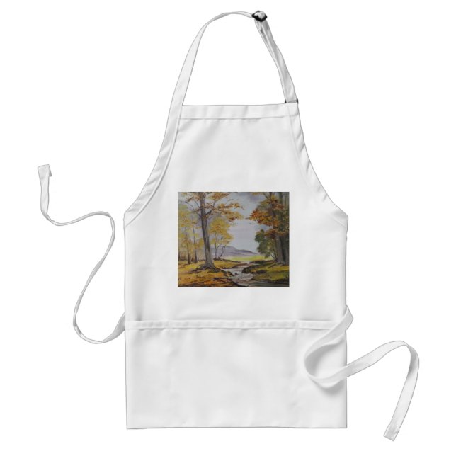 Avental Apron Ann Hayes Painting Forest Stream (Frente)