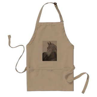 Avental Apron Cavalo desenhado à mão