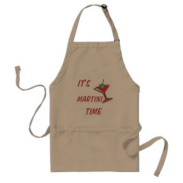 AVENTAL APRON CHEF É MARTINI TIME KHAKI