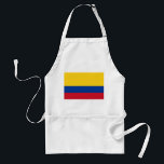 Avental Apron com bandeira da Colômbia<br><div class="desc">Adicione um pedaço de orgulho colombiano à sua cozinha com nosso avental exclusivo com a bandeira da Colômbia! Feito com muita atenção aos detalhes, este avental é mais do que um mero item funcional; é uma celebração do rico patrimônio culinário da Colômbia e de uma cultura vibrante. O design de...</div>