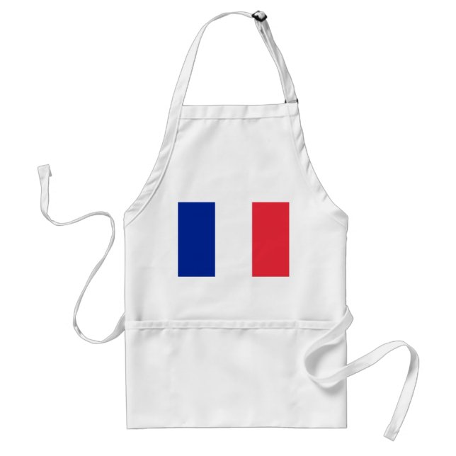 Avental Apron com Bandeira da França (Frente)