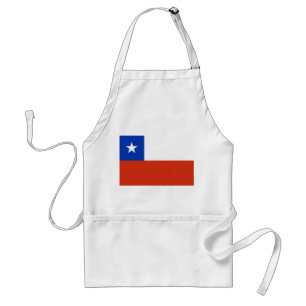 Avental Apron com Bandeira do Chile