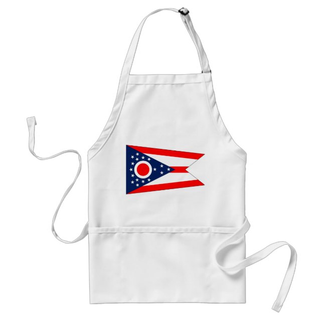 Avental Apron com Flag de Ohio, EUA (Frente)