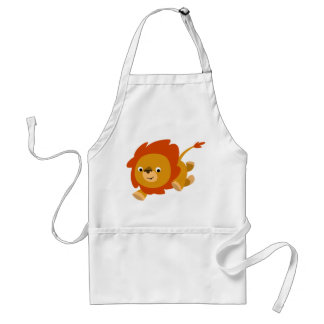 Avental Apron Cozinhar de Leão de Cartoon Rápido