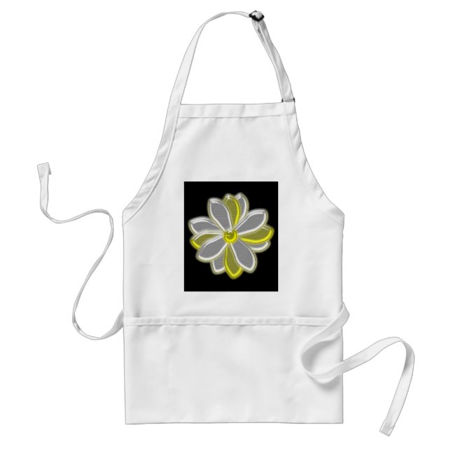 Avental Apron da Flor Daisy Brilhante (Frente)