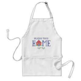 Avental Apron De Bless This Home