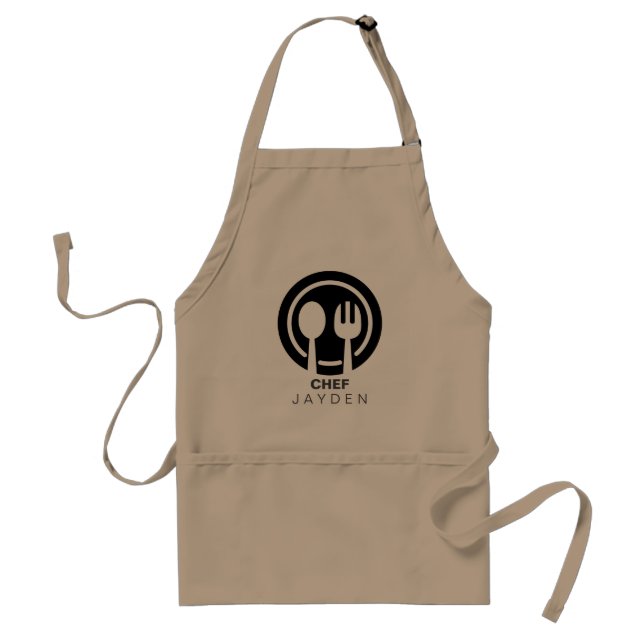 Avental Apron de Chef Personalizado (Frente)