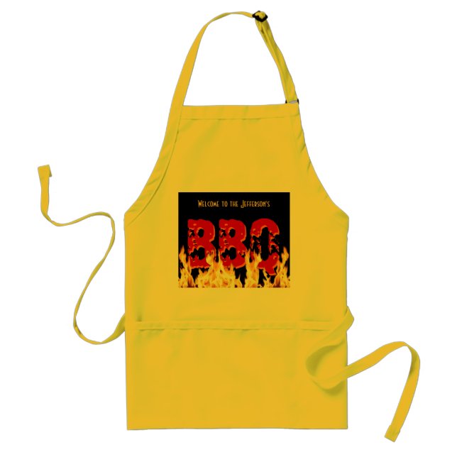 Avental Apron de CHURRASCO Flaming (Frente)