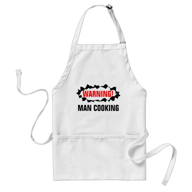 Avental Apron de CHURRASCO Humorístico para homens | cozin (Frente)