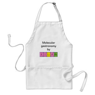 Avental apron de mesa periódica Filippo