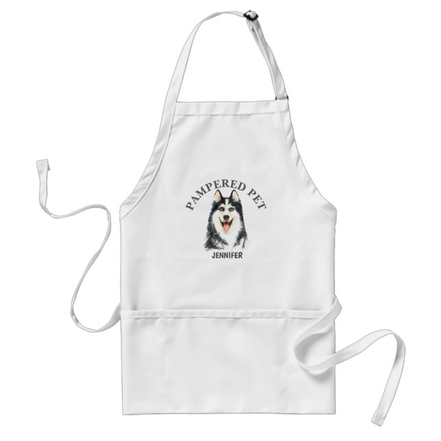 Avental Apron de Rouco Pet Groomer Personalizado (Frente)