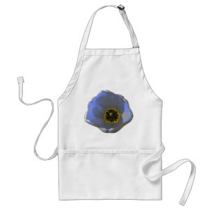 Avental Apron de Tulipas Azul e Amarelo