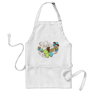 Avental Apron do Chef de Doodle Hibiscus