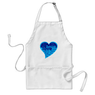 Avental Apron do Coração do Amor