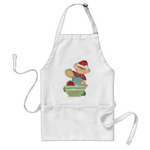 Avental apron Elf Baking Holiday de Natal