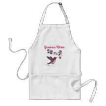 Apron feminino beija-flor