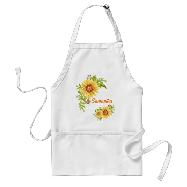 Avental Apron Floral (Frente)