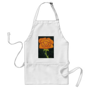 Avental Apron Floral "Rosa Heart #2"
