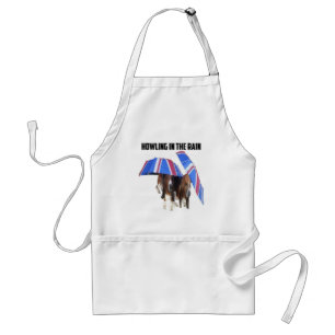 Avental Apron Howling Na Chuva