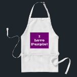 Avental Apron I Ama Roxo<br><div class="desc">Apron I Ama Roxo</div>