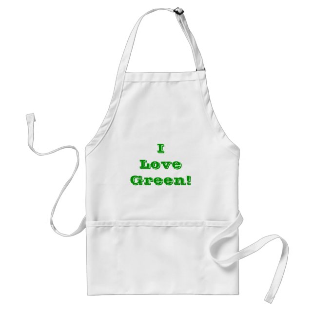 Avental Apron I Love Green (Frente)