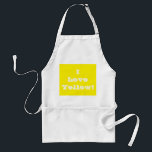 Avental Apron I Love Yellow<br><div class="desc">Apron I Love Yellow</div>
