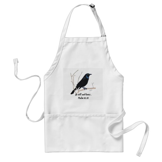 Avental Apron Inspiracional Blackbird (Frente)