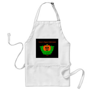 Avental Apron Mágico de Abóbora de Halloween
