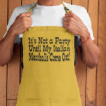 Avental Apron, Moçola Italiana Única E Engraçada<br><div class="desc">Faça a festa começar na cozinha ou no CHURRASCO com este hilário avental avental: "Não é uma festa até que as minhas almôndegas italianas saiam!"! Quer você seja o mestre da grelha, um cozinheiro temperado, ou apenas alguém que sabe fazer uma entrada com um prato delicioso, este avental é a...</div>