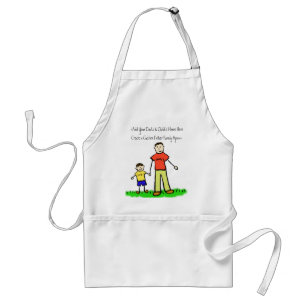 Avental Apron Personalizado de Personagem da Família Pai 