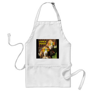 Avental Apron Pets Love Peace