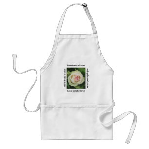 Avental Apron Poetic Rosa Por Ladee Basset