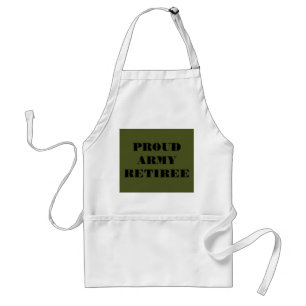Avental Apron Proud Army Retiree