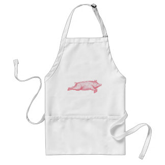 Avental Apron Suíno Rosa