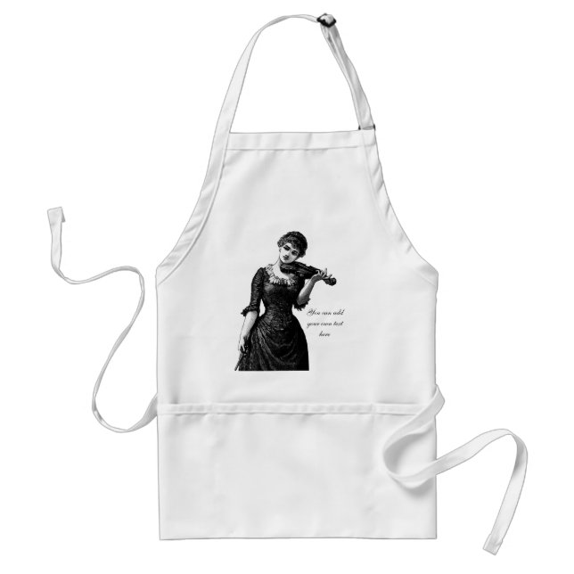 Avental Apron Violinista Vintage (Frente)