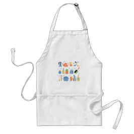 Avental Apron With Kitchen Items For Cooking
