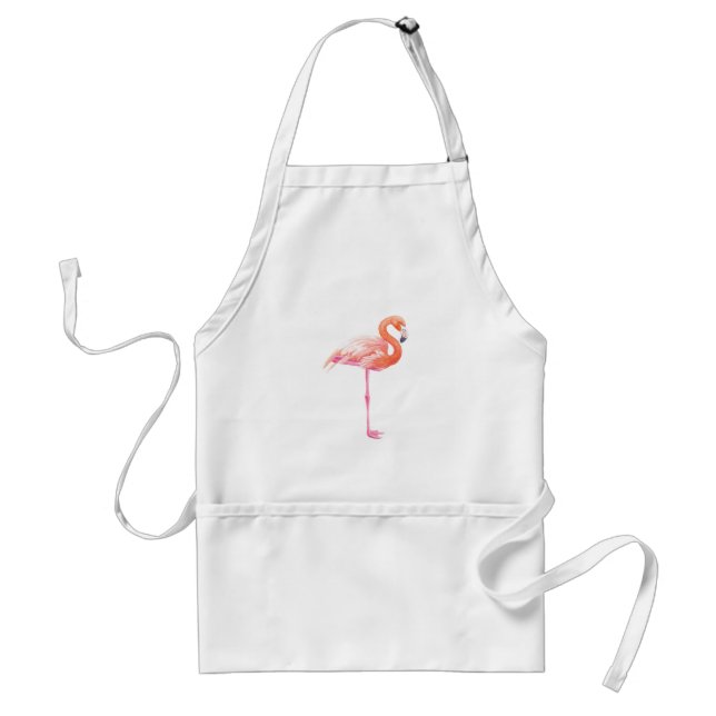 Avental Aquarela Flamingo (Frente)