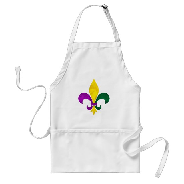 Avental aquarela fleur de lis (Frente)