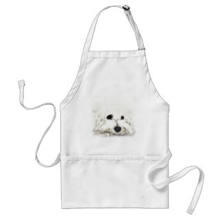 Avental Aquarelle principal artístico de Bichon