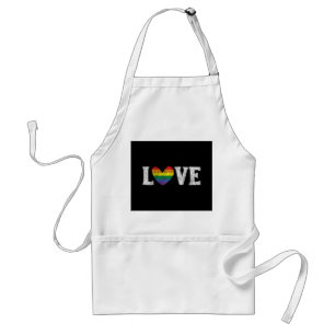 Avental Arco-íris Vintage Amor Orgulhosa Família Gay Lésbi