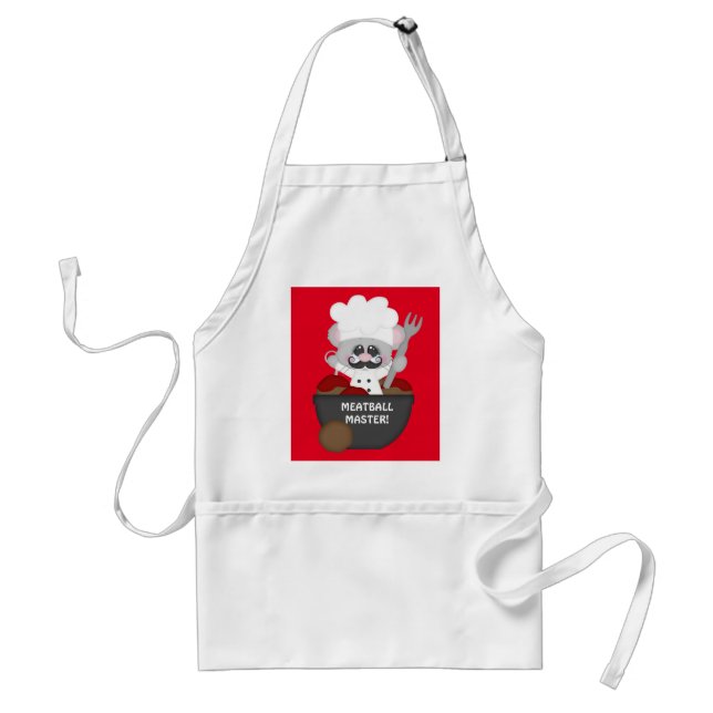 Avental Aroma do rato Mouse Meatball Master — Chef Italian (Frente)