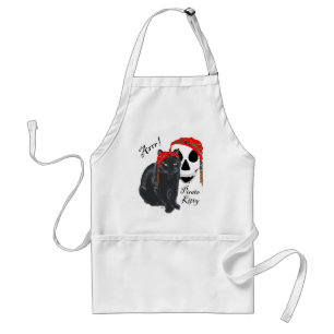 Avental Arrr! Gatinho Pirata de Gato Negro