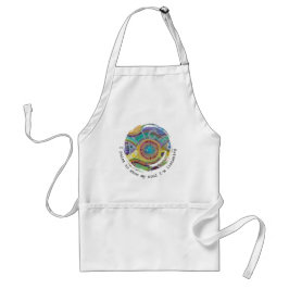 Avental ART Apron with original art and quote