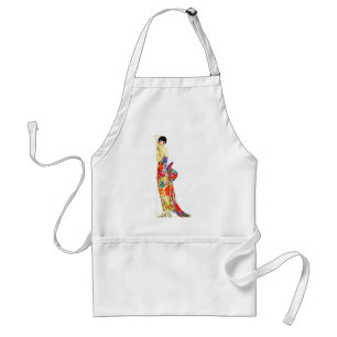 Avental Art Deco Lady in formal Gown