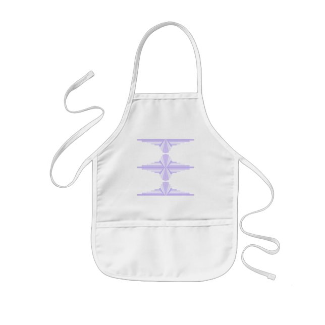 Avental Art Deco Pattern in Lilac (Frente)