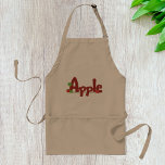 Avental Arte de Palavras de Maçã com Maçãs Vermelhas e Ver<br><div class="desc">Adicione um toque divertido e fresco à sua cozinha com este avental de Arte Palavra da Apple. Com um design de tipografia lúdico, com maçãs vermelhas e verdes brilhantes, este avental é perfeito para chefs, padeiros, professores e amantes de frutas. Quer você esteja cozinhar uma refeição deliciosa, cozinhando doces, ou...</div>