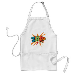 Avental Arte Pop de Quadrinhos Retro Divertida ZAP